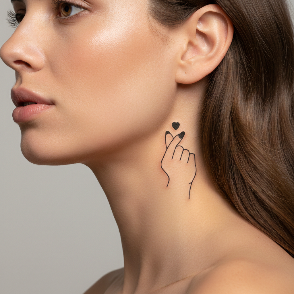 Tatuaje Mano y Corazón
