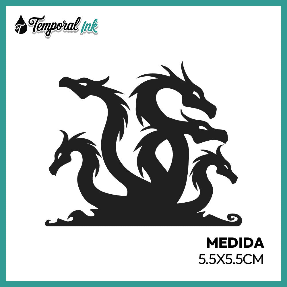 Tatuaje Dragón Tricéfalo