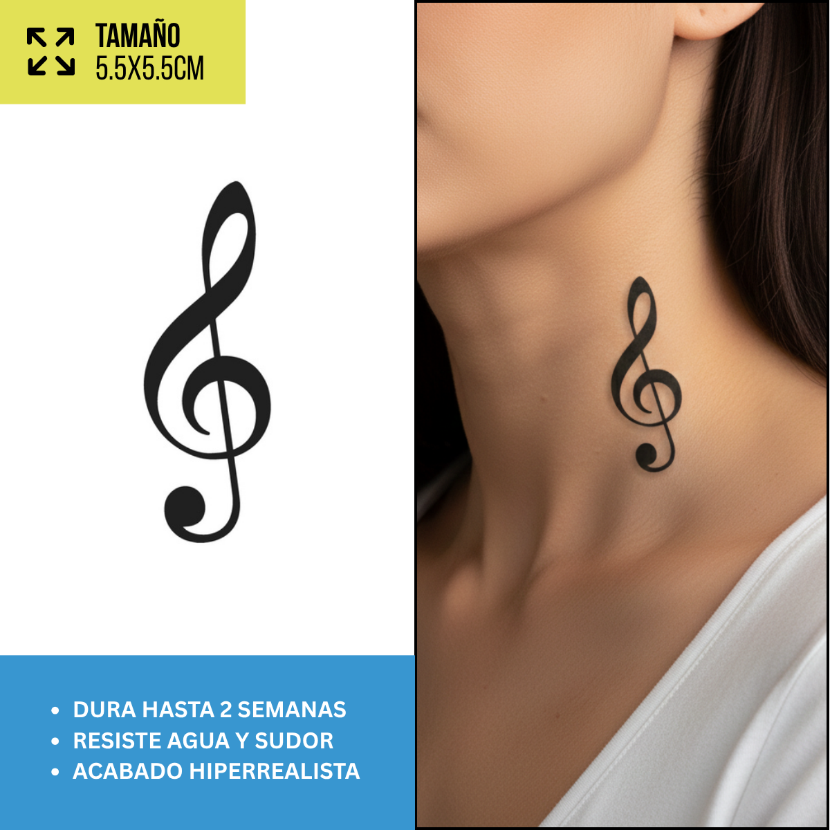 Tatuajes Temporales Minimalistas | Duran hasta 2 Semanas