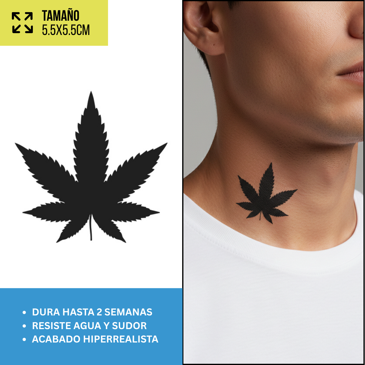 Tatuajes Temporales Pop y Lifestyle | Hombre y Mujer