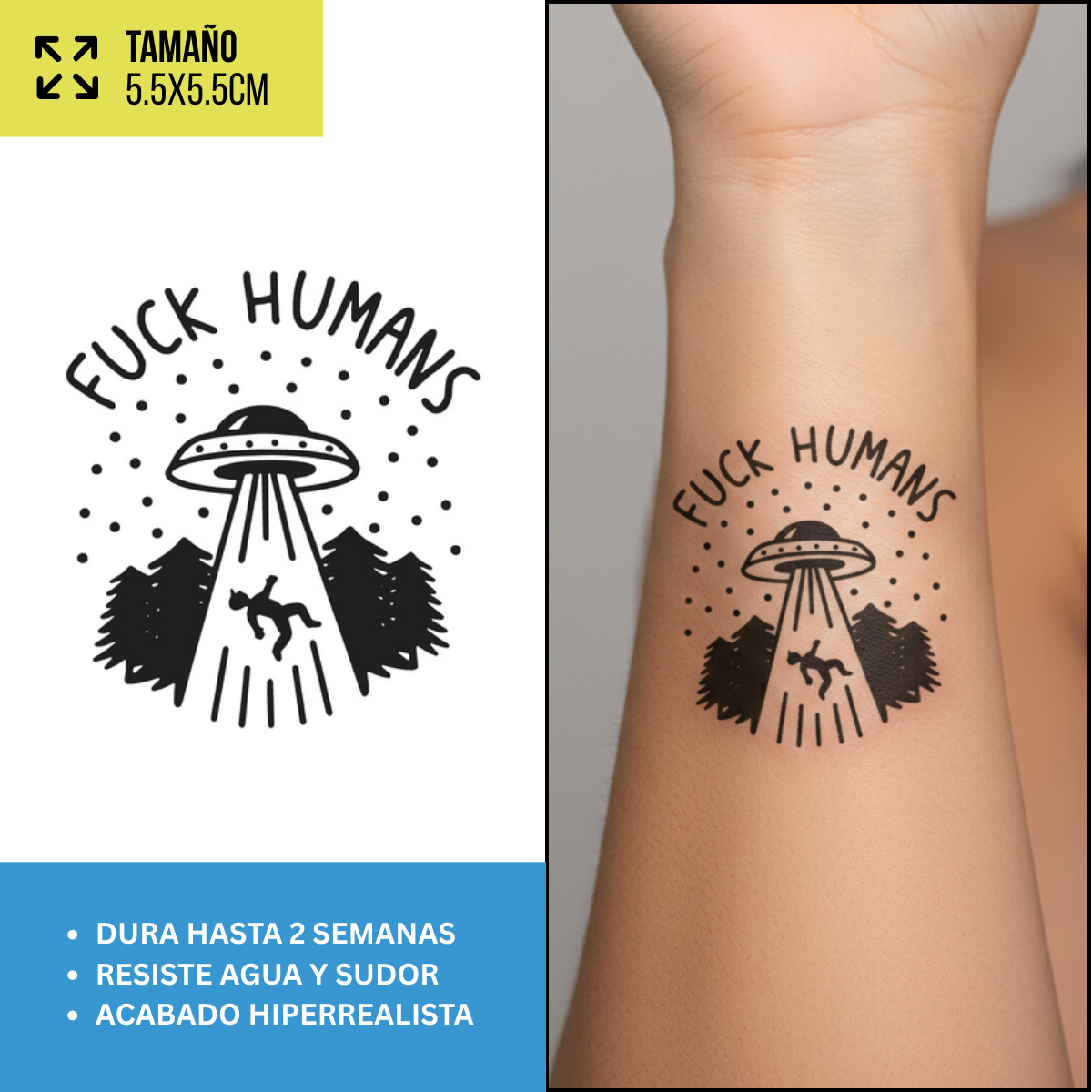 Tatuajes Temporales Pop y Lifestyle | Hombre y Mujer