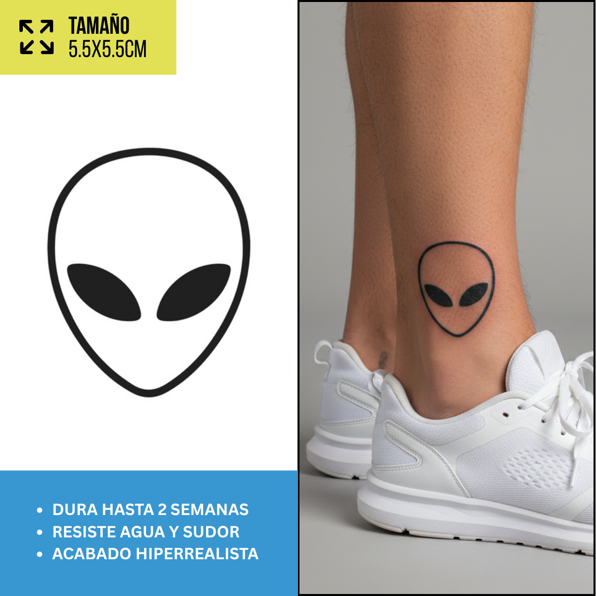 Tatuajes Temporales Pop y Lifestyle | Hombre y Mujer