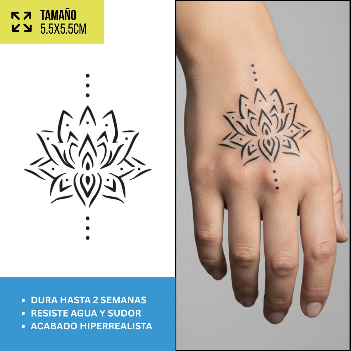 Tatuajes Temporales Más Vendidos | Duran hasta 2 Semanas