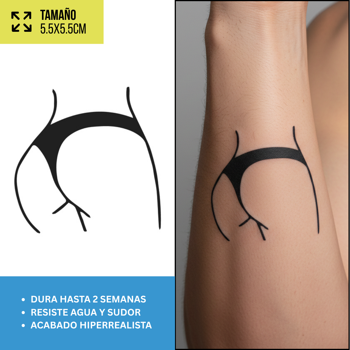 Tatuajes Temporales Pop y Lifestyle | Hombre y Mujer