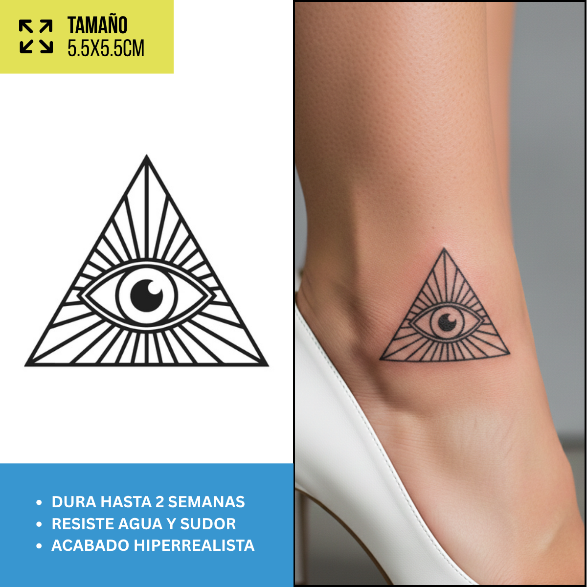 Tatuajes Temporales Góticos y Alternativos  | Hombre y Mujer