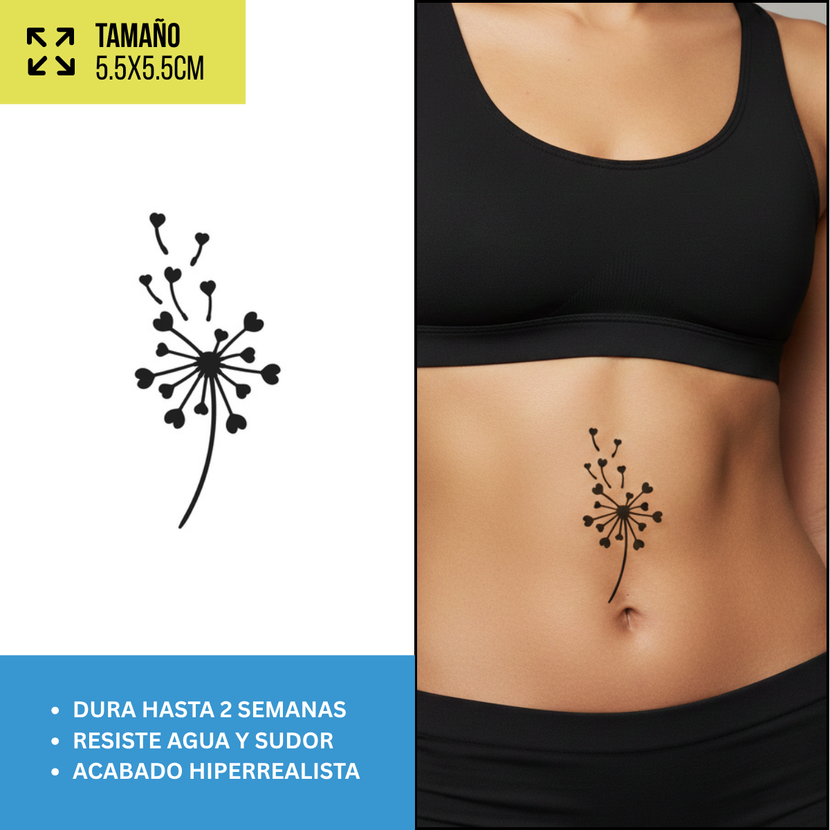 Tatuajes Temporales Más Vendidos | Duran hasta 2 Semanas