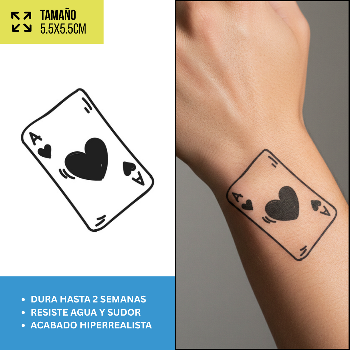 Tatuajes Temporales Pop y Lifestyle | Hombre y Mujer