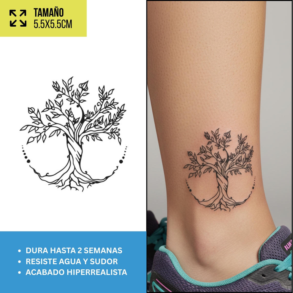 Tatuajes Temporales Serpientes, Dragones y Blackwork  | Hombre y Mujer