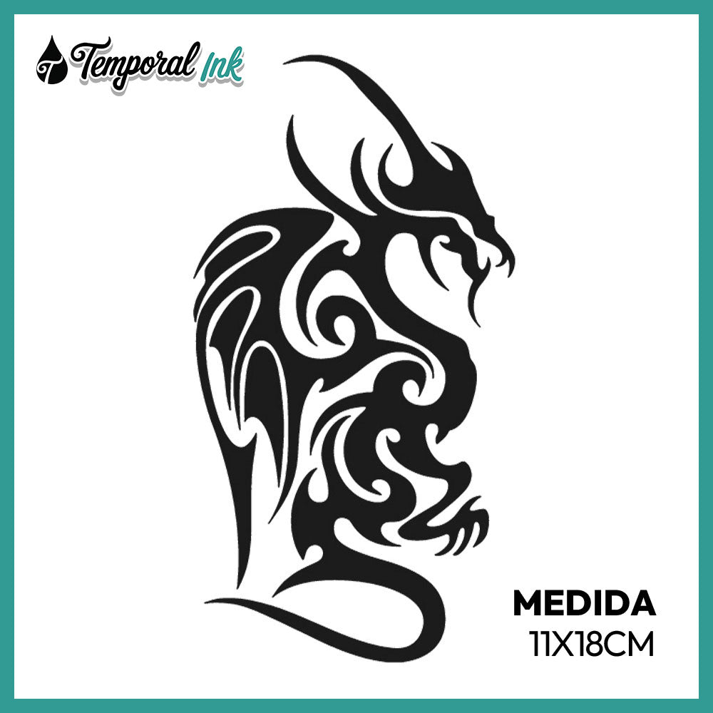 Tatuaje Dragón Tribal