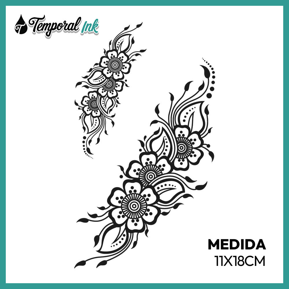 Tatuaje Flores Ornamentales