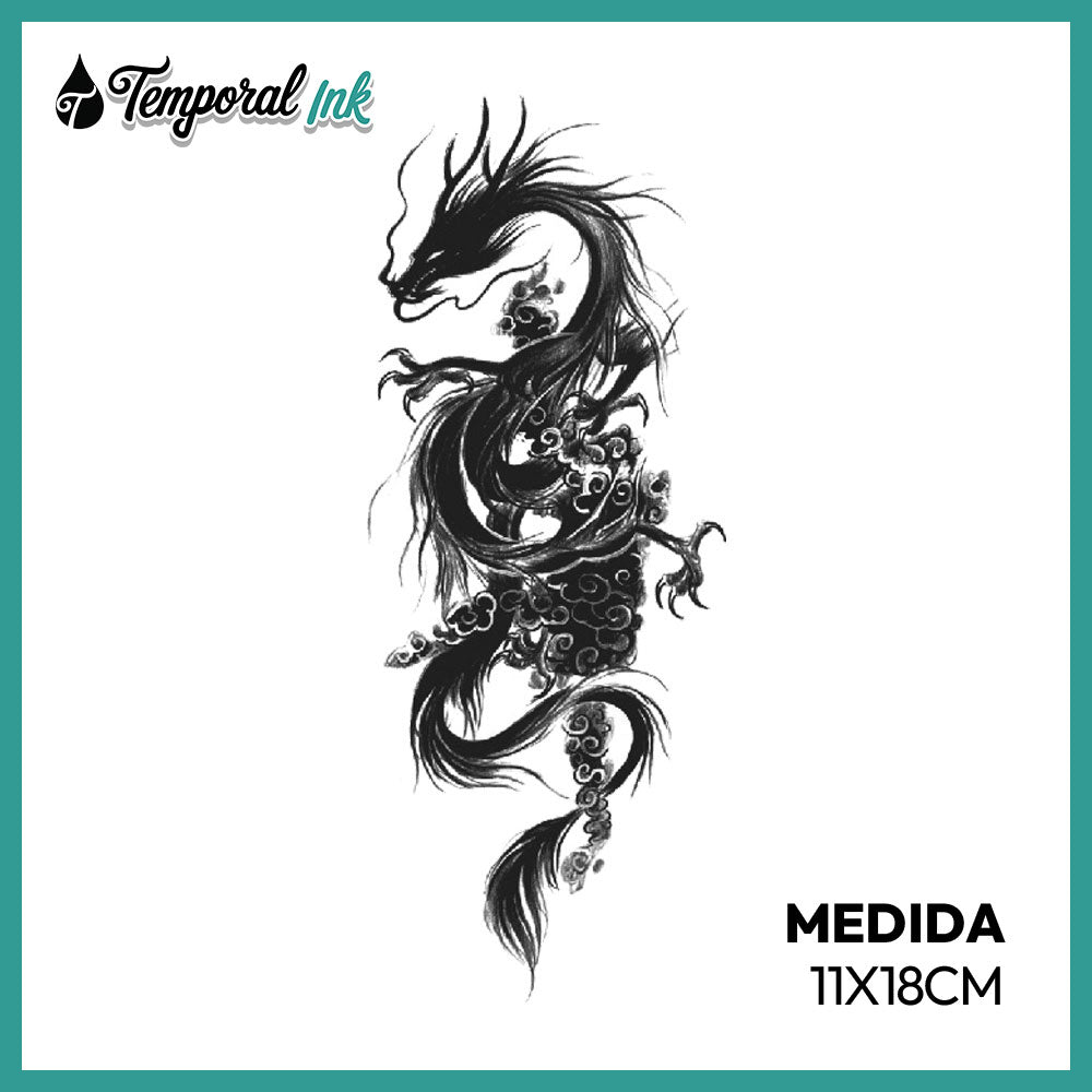 Tatuaje Dragón en tinta