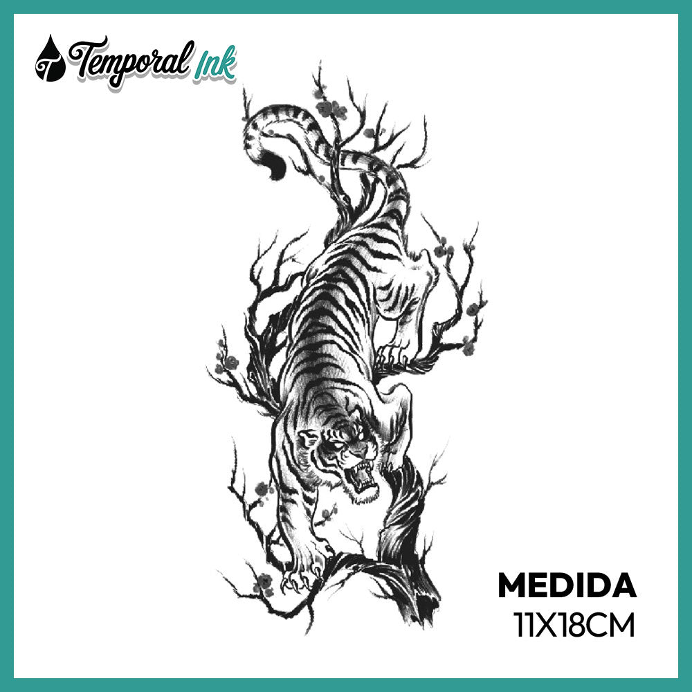 Tatuaje Tigre salvaje