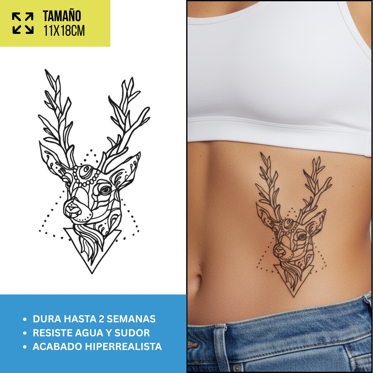 Tatuajes Temporales Minimal & Lettering | Diseños Realistas