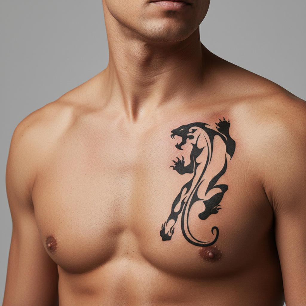 Tatuaje Pantera Tribal