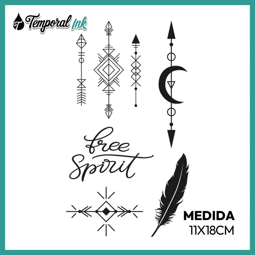 Tatuaje Free Spirit boho