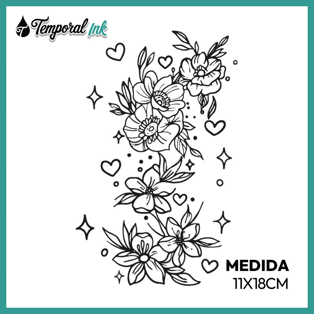 Tatuaje Bouquet floral