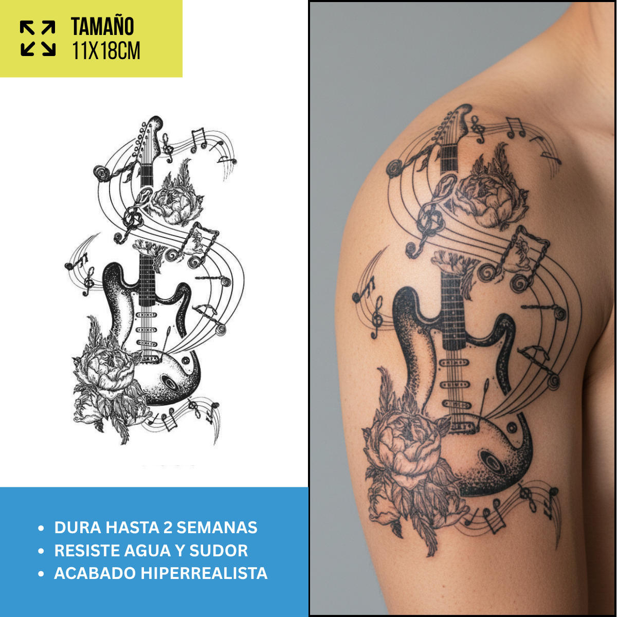 Tatuajes Temporales Streetwear & Pop | Duran Hasta 2 semanas