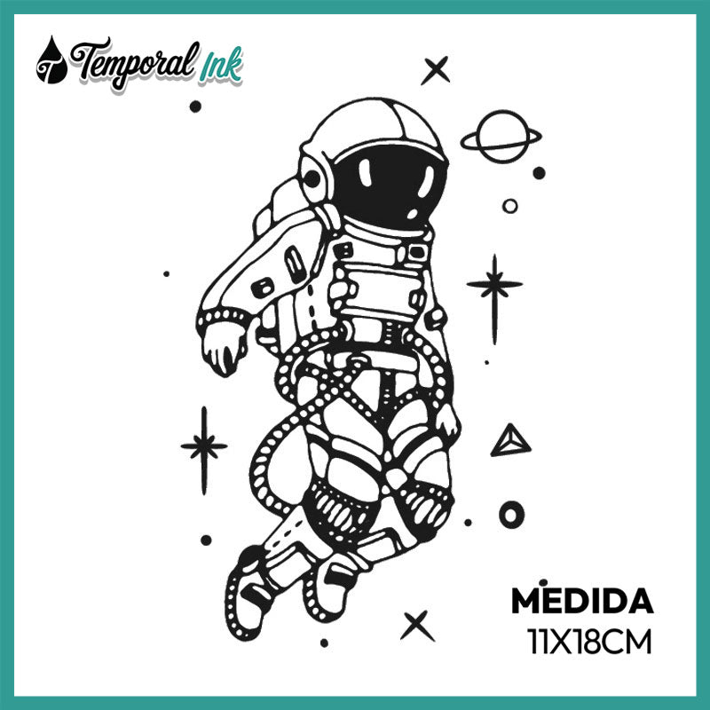 Tatuaje Astronauta flotando