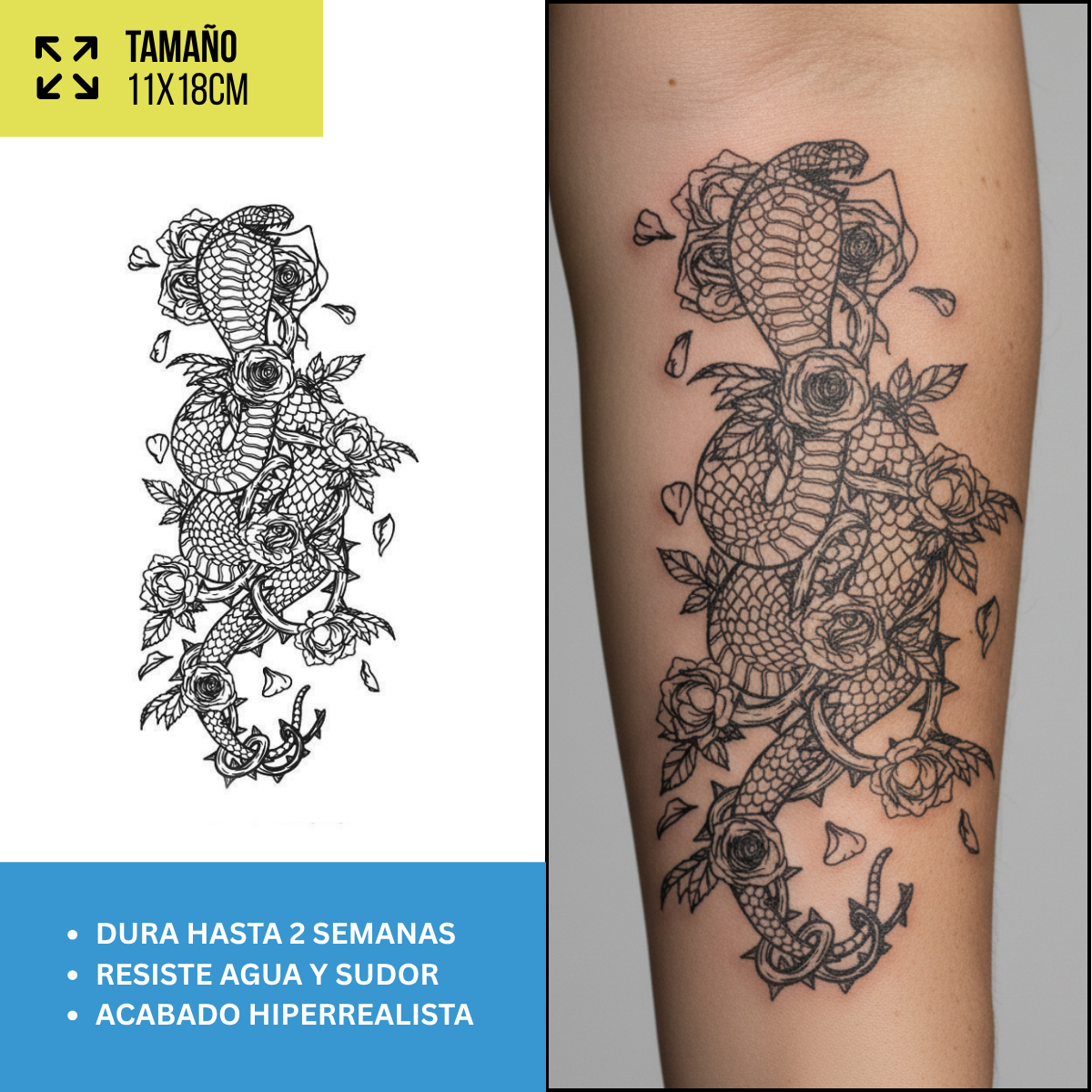Tatuajes Temporales Mariposas & Delicados | Duran hasta 2 semanas