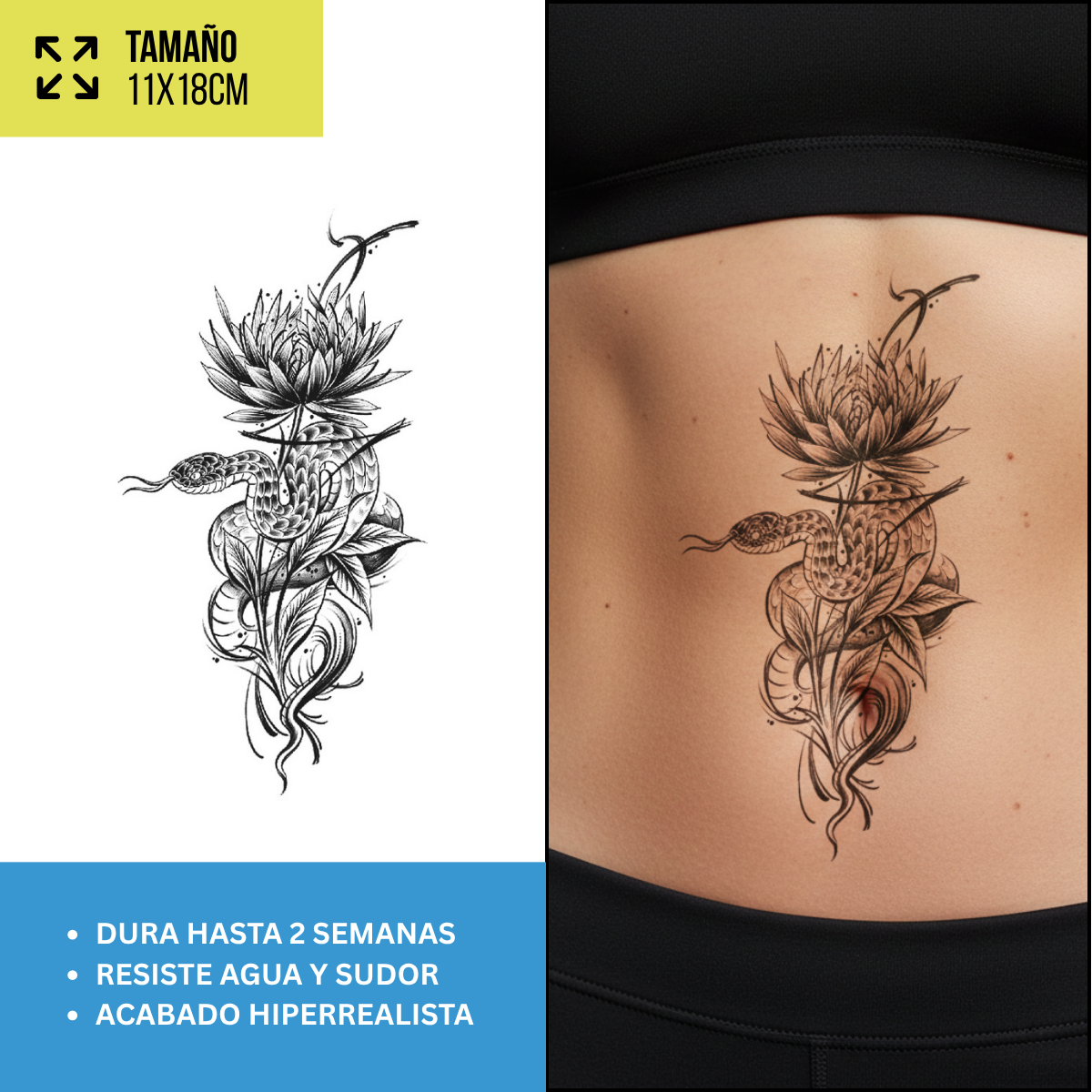 Tatuajes Temporales Mariposas & Delicados | Duran hasta 2 semanas