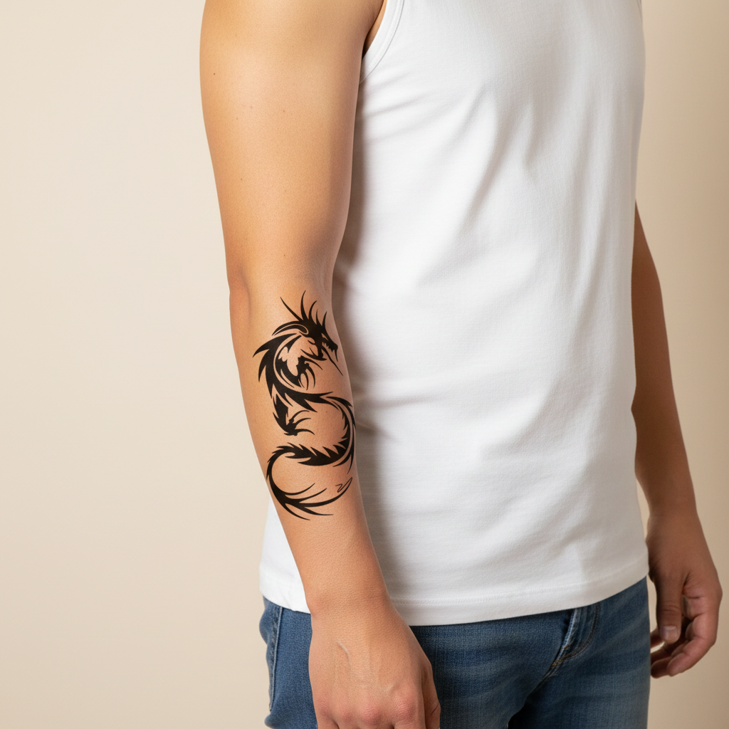 Tatuaje Dragón Clásico