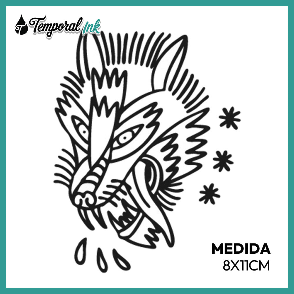 Tatuaje Perro Ilustrado