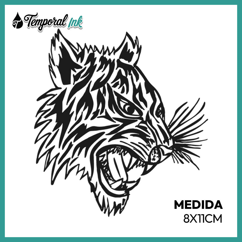 Tatuaje Tigre Rugiendo