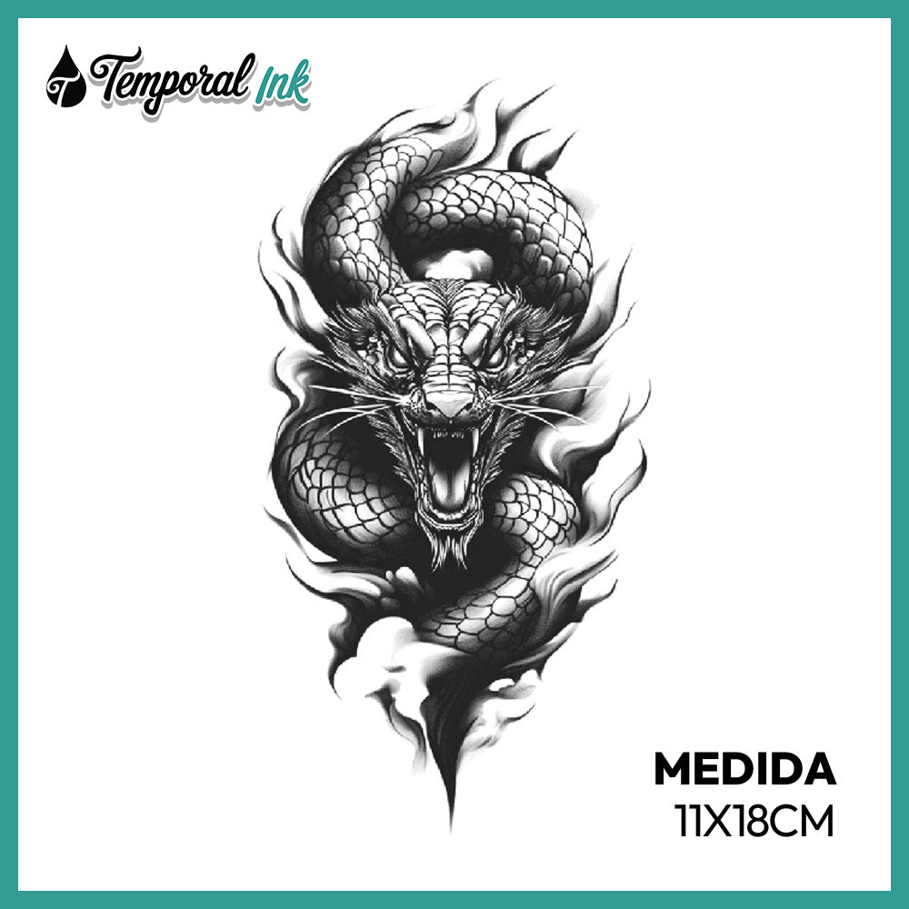 Colección Dragones Tatuajes Temporales de Jagua