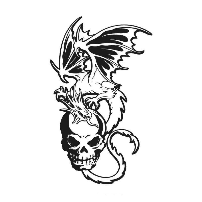 Colección Dragones Tatuajes Temporales de Jagua