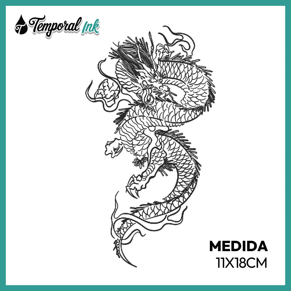 Colección Dragones Tatuajes Temporales de Jagua
